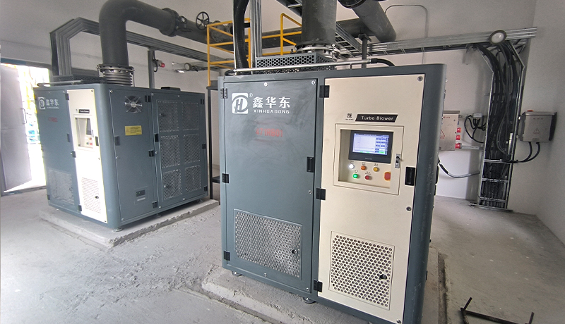 华东磁悬浮鼓风机案例-陕西某水泥厂