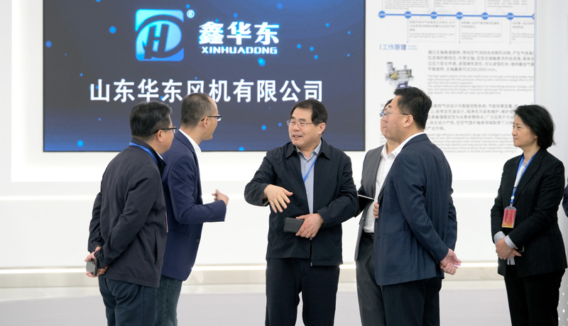 章丘区人大常委会领导莅临华东磁悬浮智能制造项目